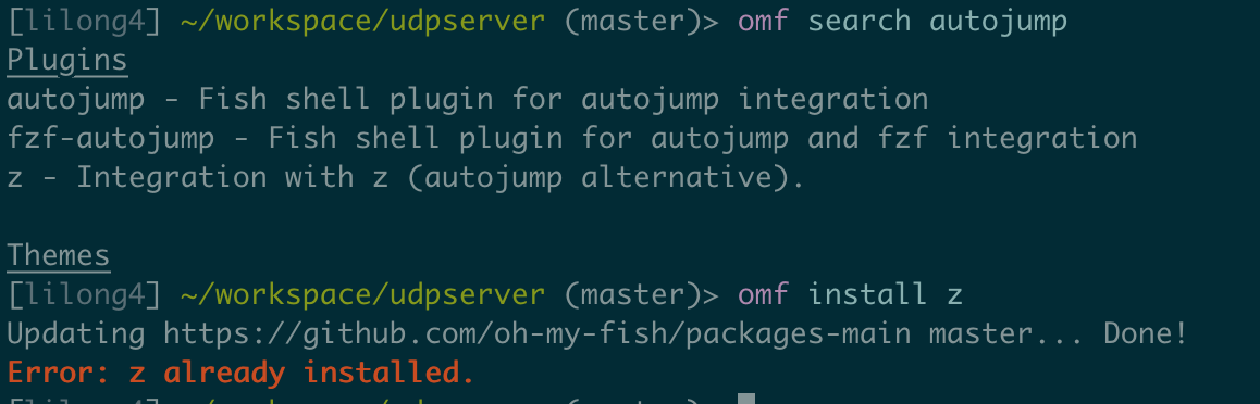 fish shell git auto fetch plugin